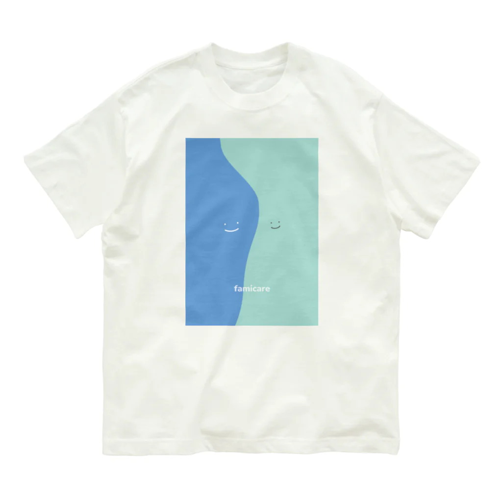 【famicare公式】ファミケアちゃんショップのふたりのファミケアちゃん Organic Cotton T-Shirt