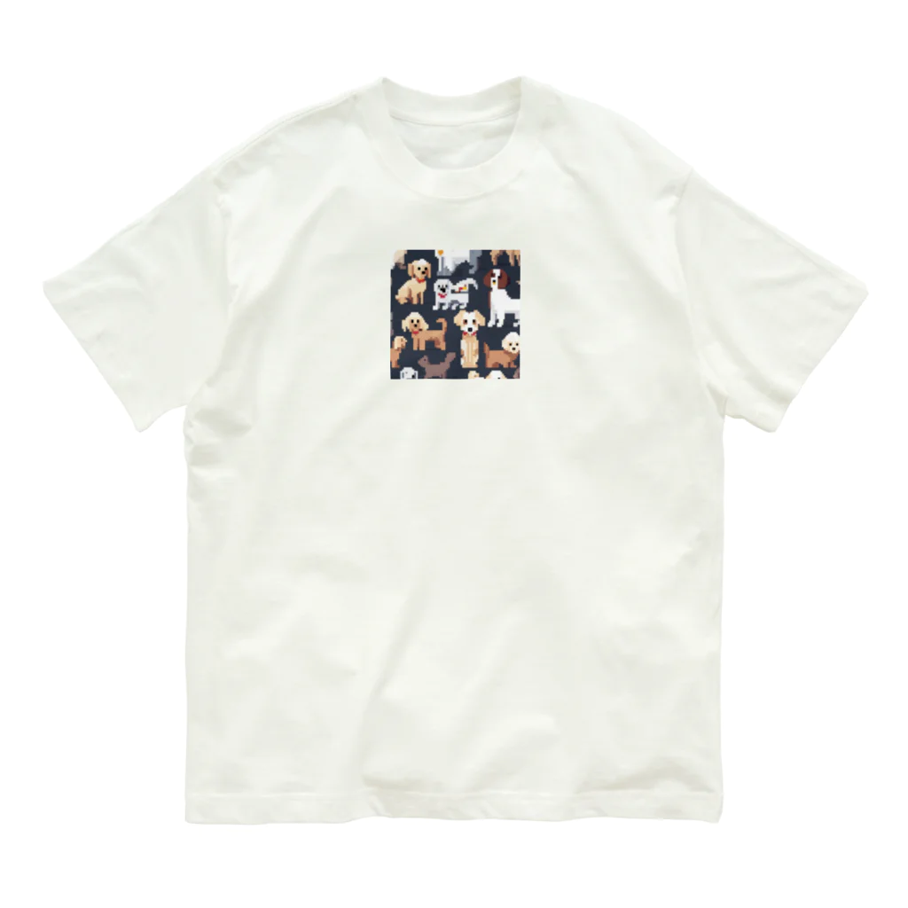 taka_nirvanaの仲良しマルチーズ オーガニックコットンTシャツ