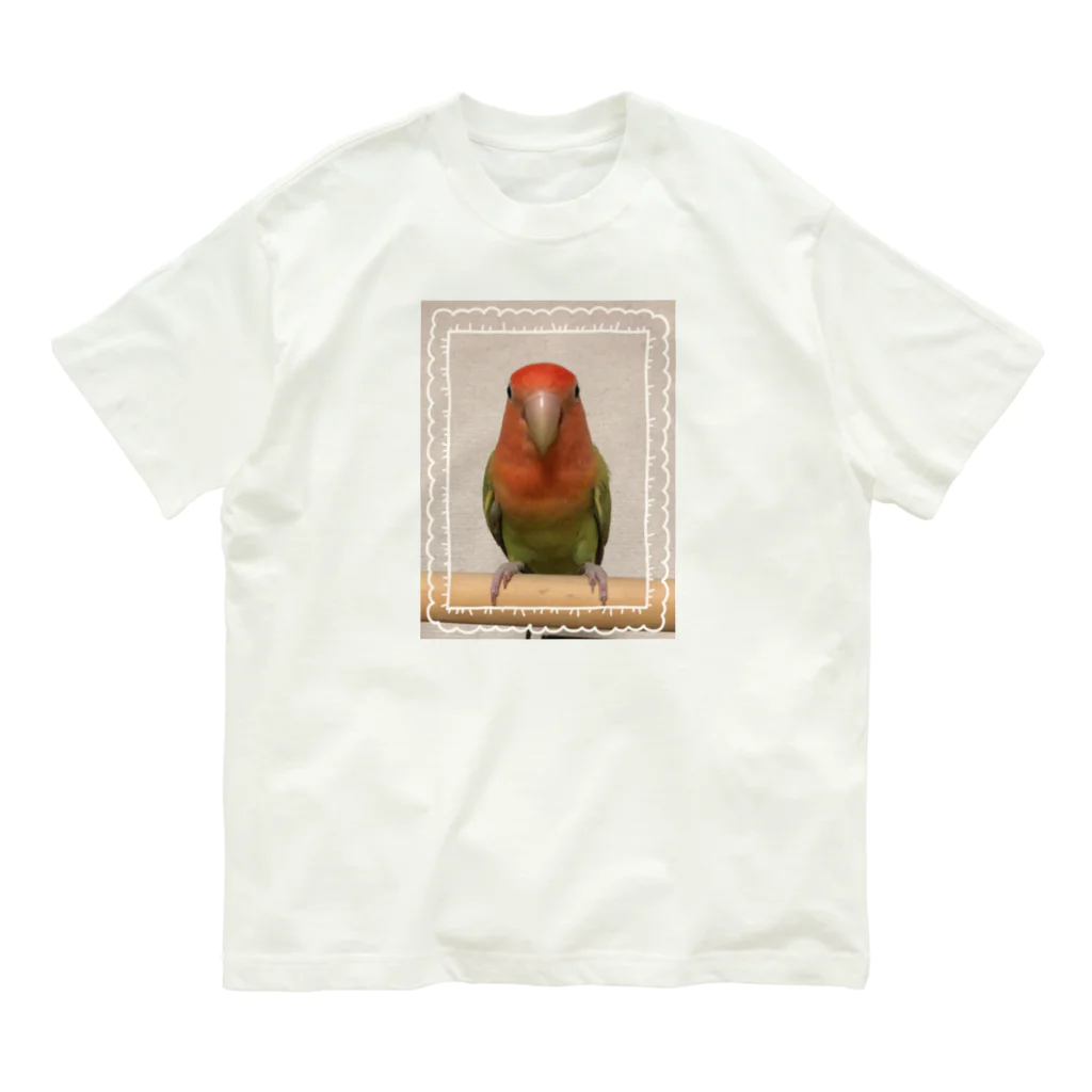 bird-kouのコザクラインコ Organic Cotton T-Shirt