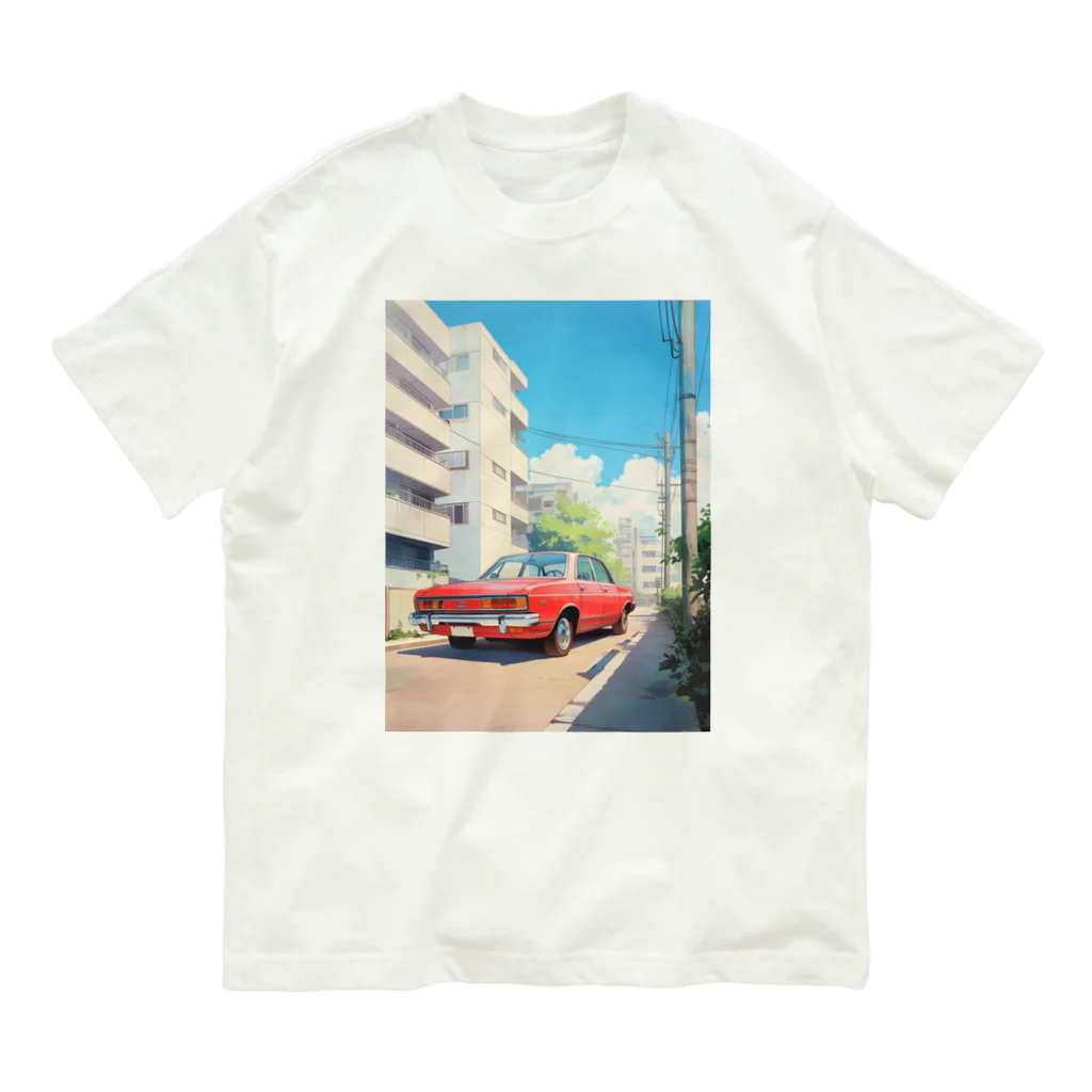 AQUAMETAVERSEのスーパーカー オーガニックコットンTシャツ