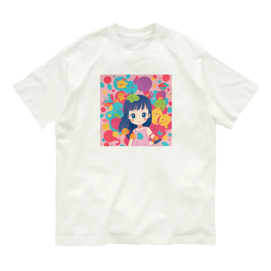 chillbee0416 (チルビー)のチルビー (あんこ) オーガニックコットンTシャツ