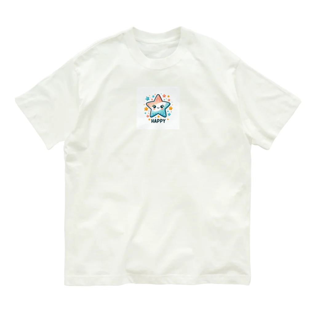 メアリーのめずらしいスターデザイン Organic Cotton T-Shirt