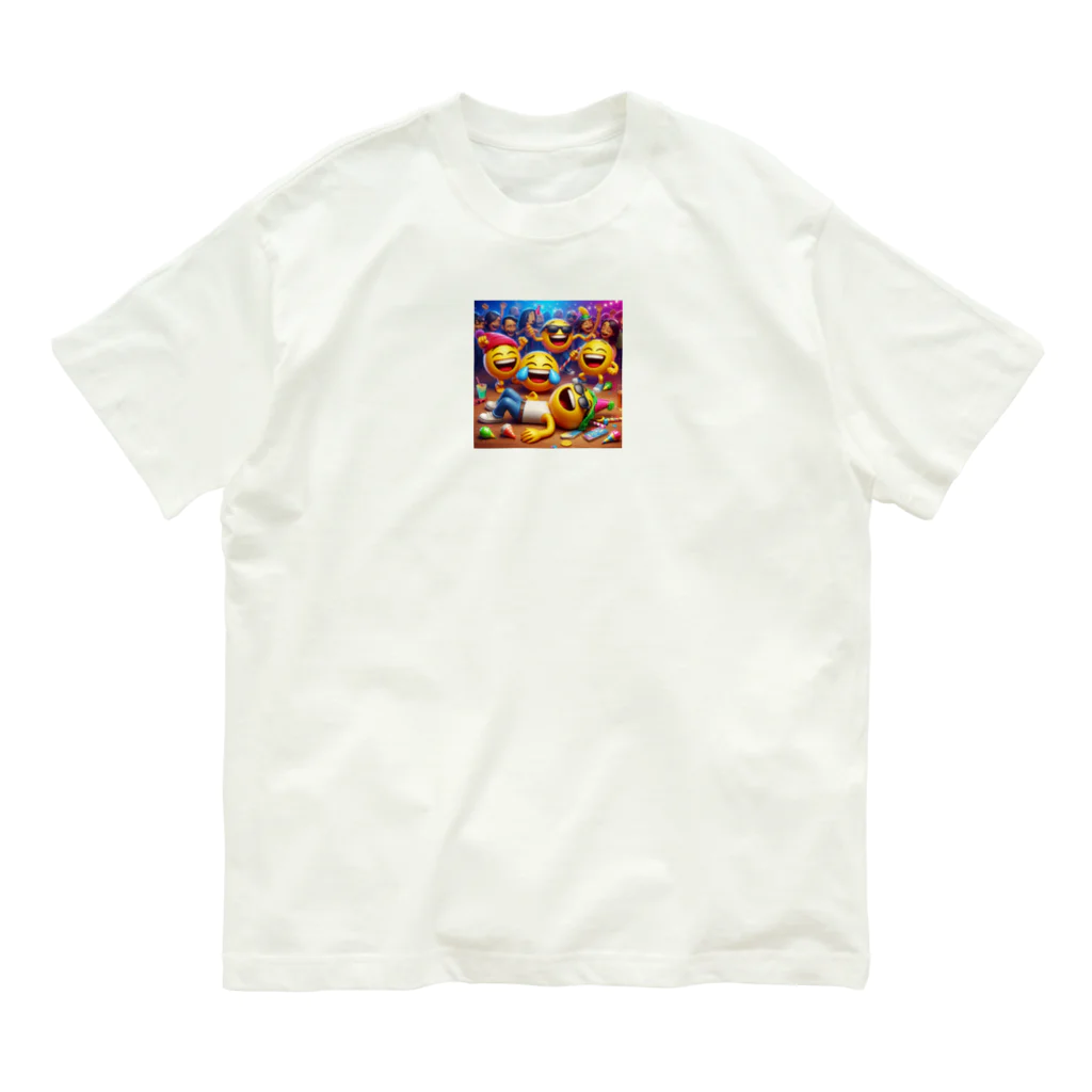 korekiのwarau オーガニックコットンTシャツ