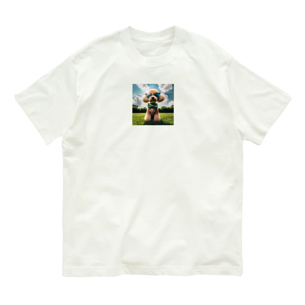 chibita08のグラサンプードル Organic Cotton T-Shirt