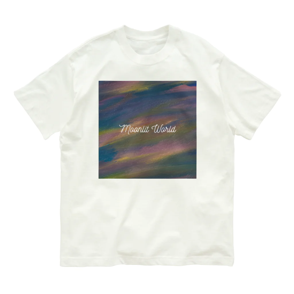 納豆ごはんのMoonlit World オーガニックコットンTシャツ