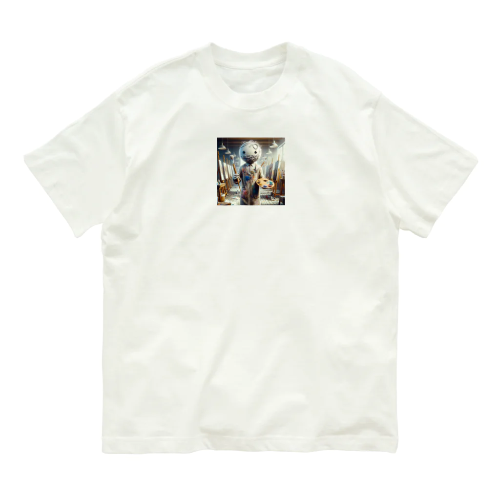 amijakoの美術の先生：学校シリーズ Organic Cotton T-Shirt