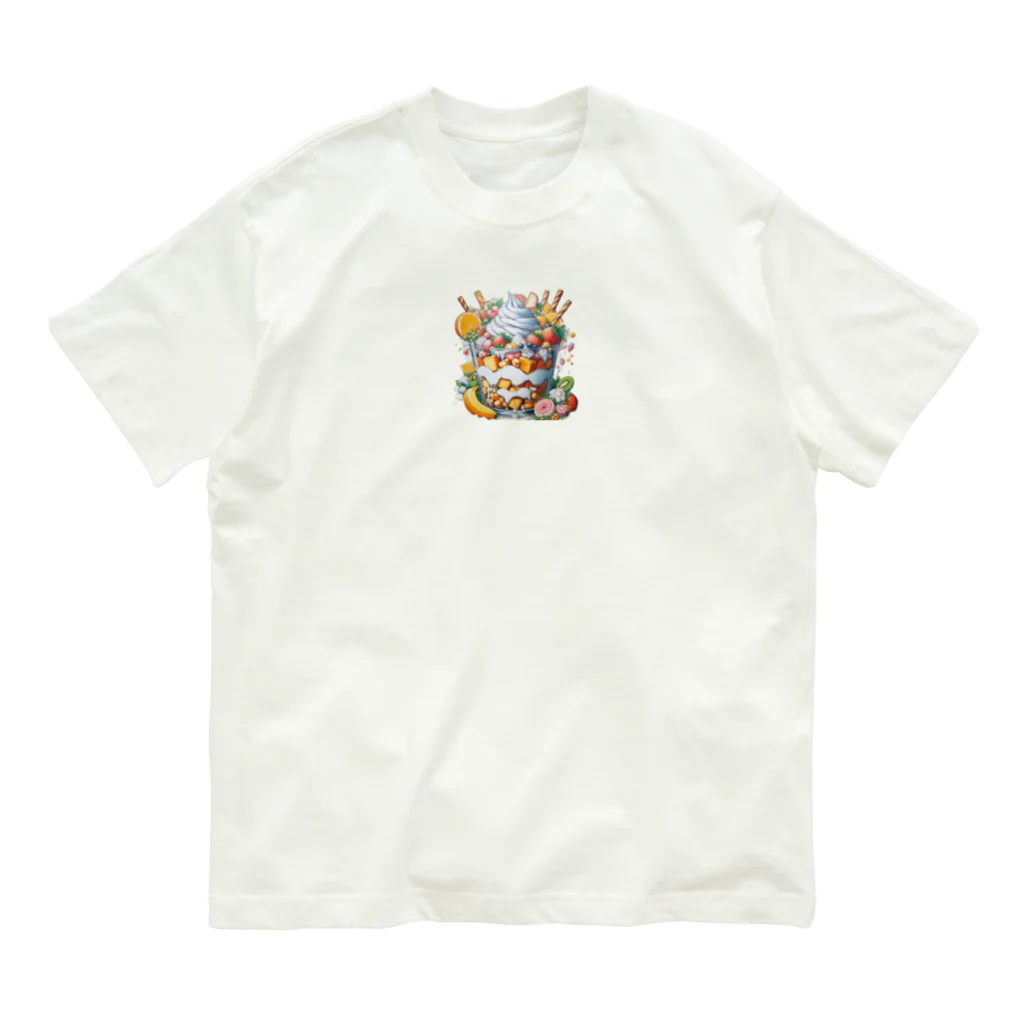 こんばにやのデカパフェ Organic Cotton T-Shirt