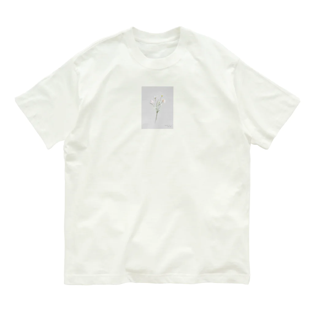 rilybiiの💐 Hanataba . grayish pale color . オーガニックコットンTシャツ