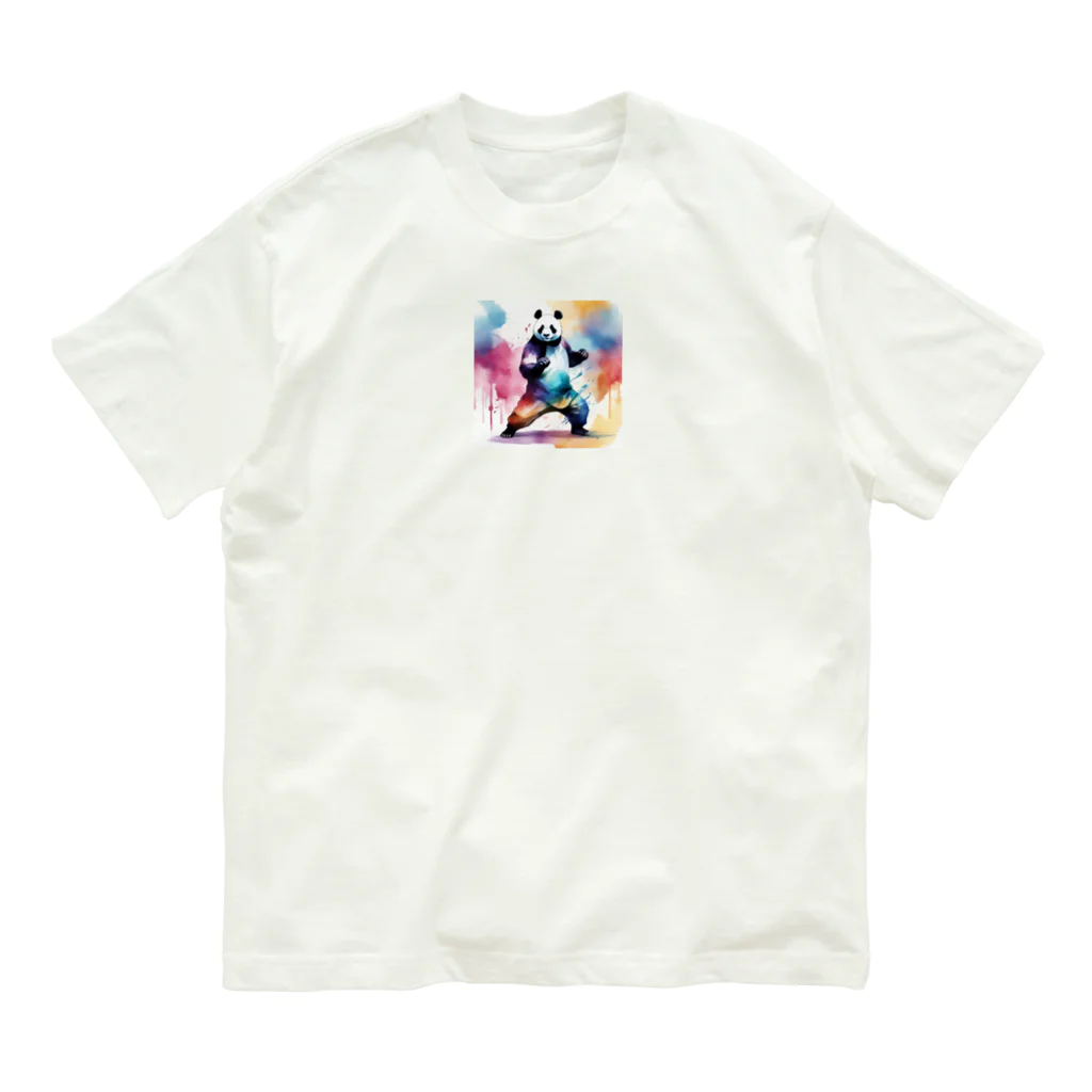 Oimo_shanの強そうなパンダさん Organic Cotton T-Shirt