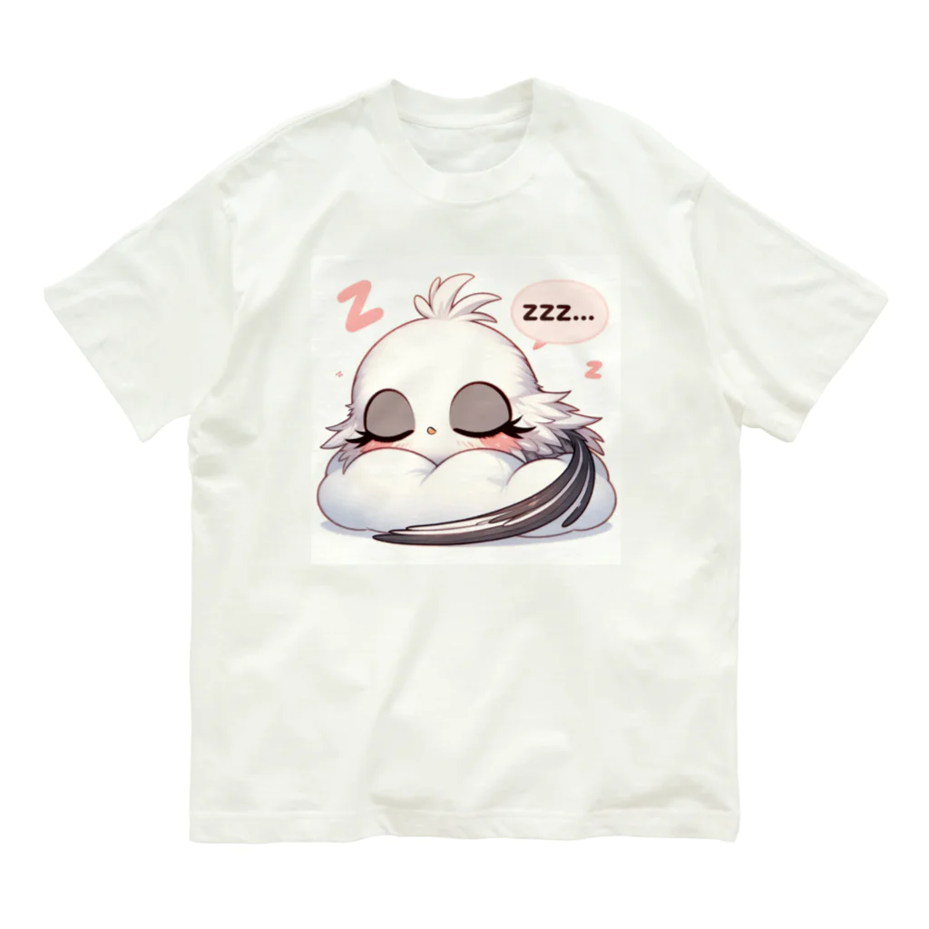 mimikkyu322のLong-tailed Tit 7 オーガニックコットンTシャツ