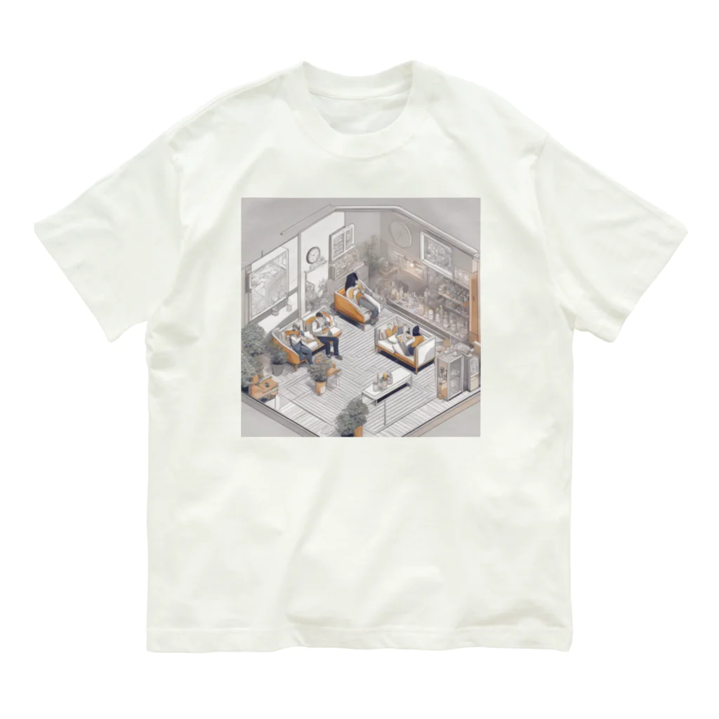 Teilandの白い部屋　～リラックスタイム～ オーガニックコットンTシャツ