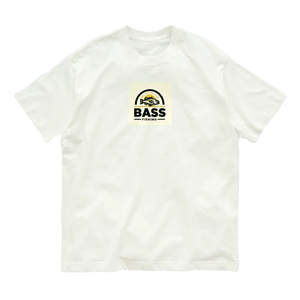 bassblocksのクラシカルバスロゴ オーガニックコットンTシャツ