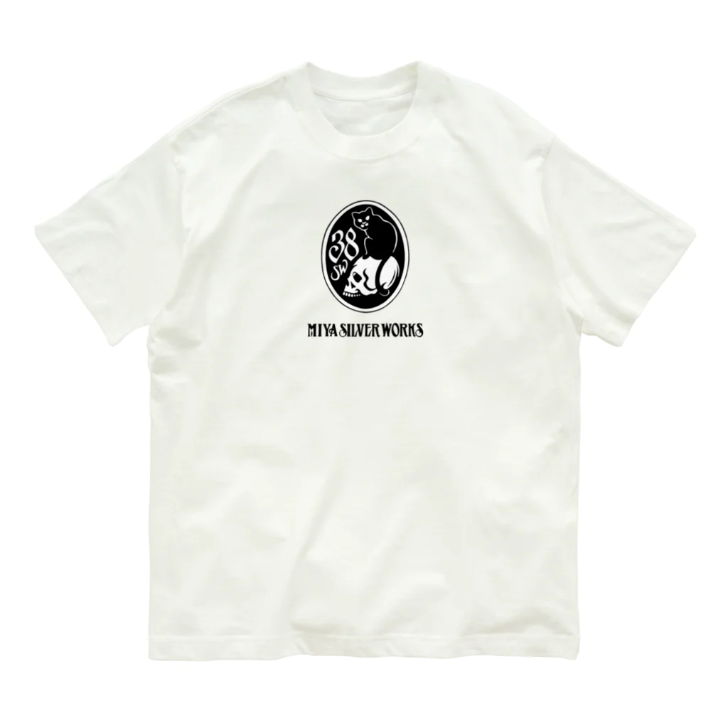 38_SILVER_WORKS_KOBEの38 SILVER WORKS シンプル オーガニックコットンTシャツ