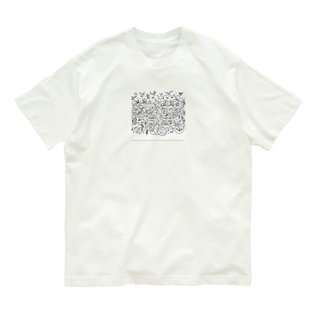 OFAFOのライフサークル Organic Cotton T-Shirt