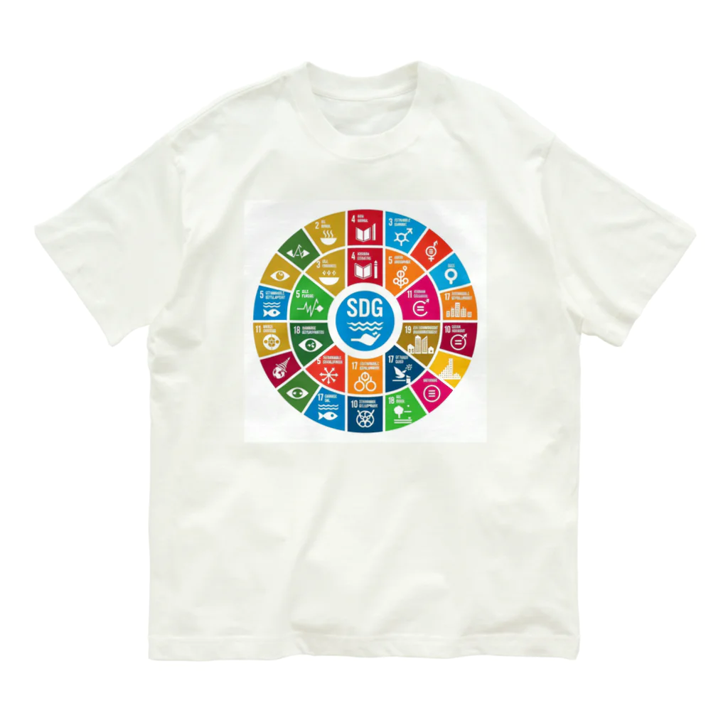 happiness_shopのSDGs（持続可能な開発目標） オーガニックコットンTシャツ