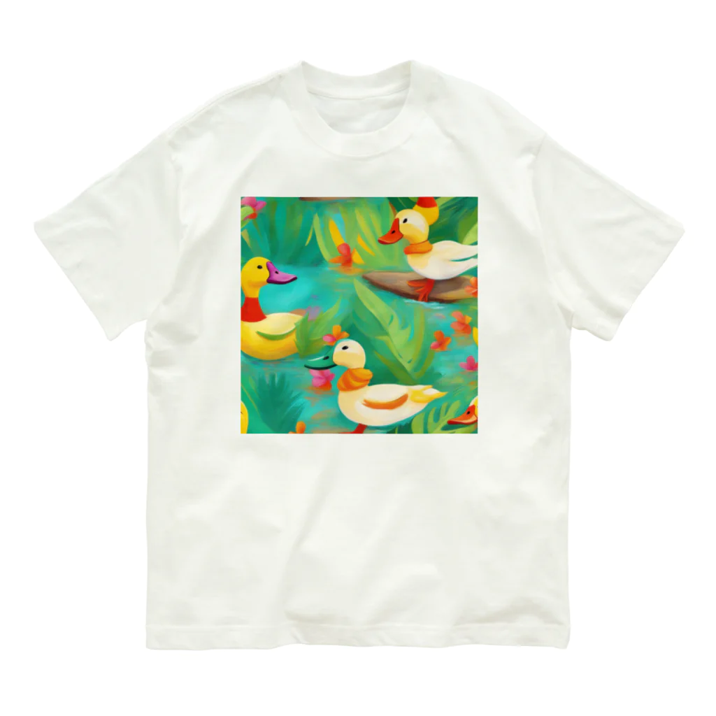 ALICE  BELLのサンシャインアヒル Organic Cotton T-Shirt