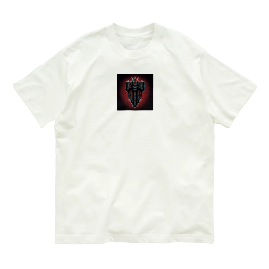 kinoko99999の恐怖の門番　架空企業ロゴ Organic Cotton T-Shirt