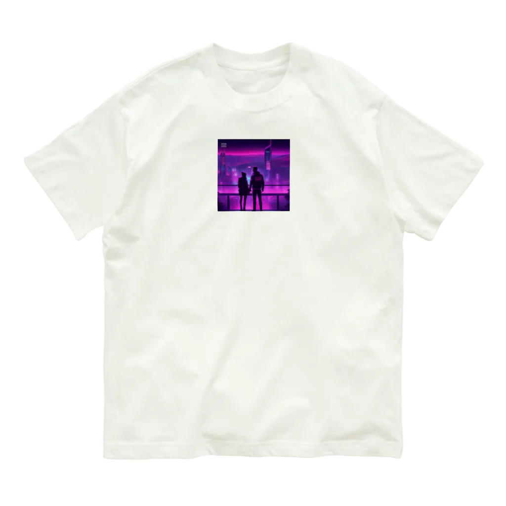 kichamanの夜景デート Organic Cotton T-Shirt