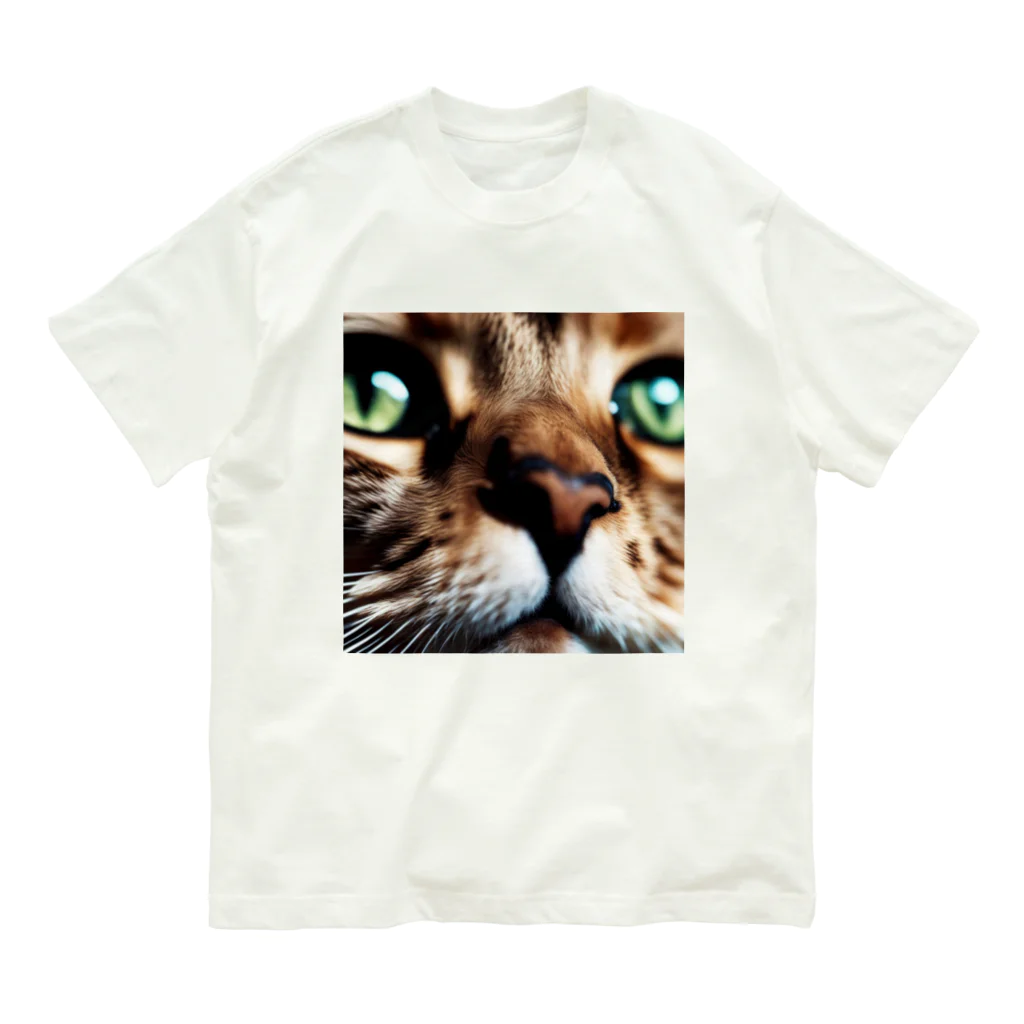 feliceのキャットフードの匂いに反応する猫 Organic Cotton T-Shirt