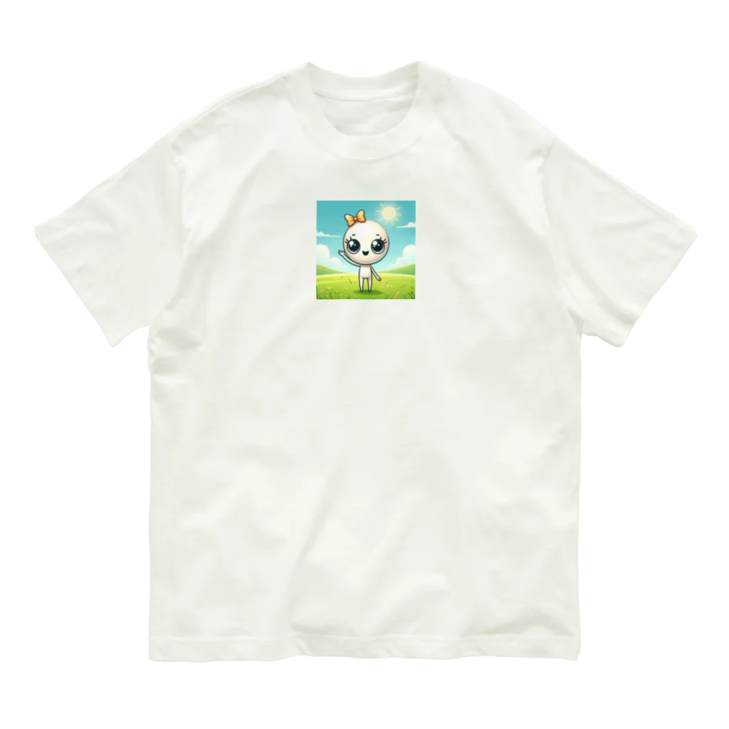 hayato0402の可愛い棒人間 オーガニックコットンTシャツ