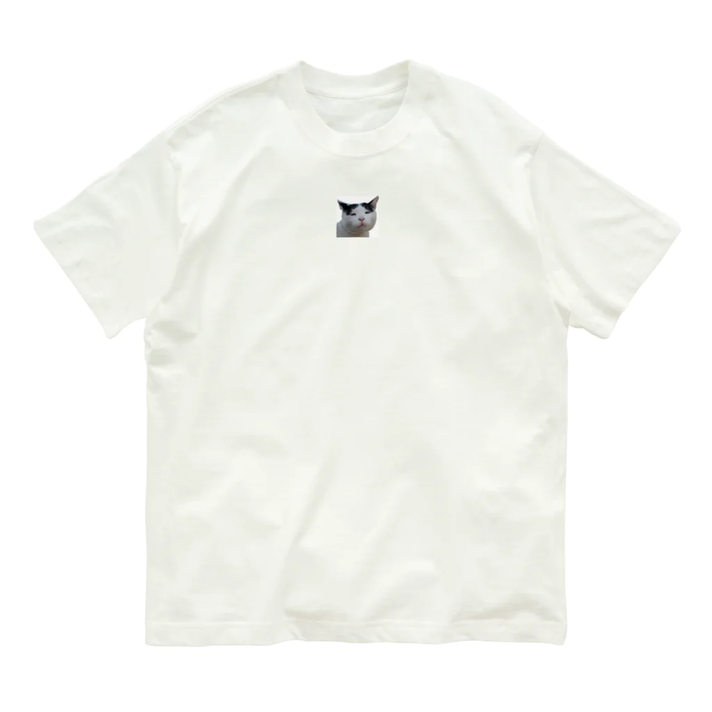 fukayanのブサかわ猫　ベン オーガニックコットンTシャツ