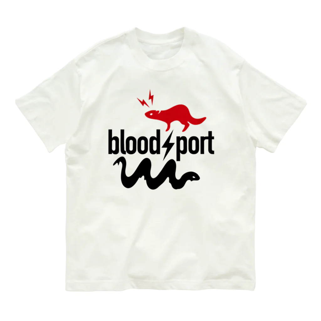 bloodsportのmongoose オーガニックコットンTシャツ