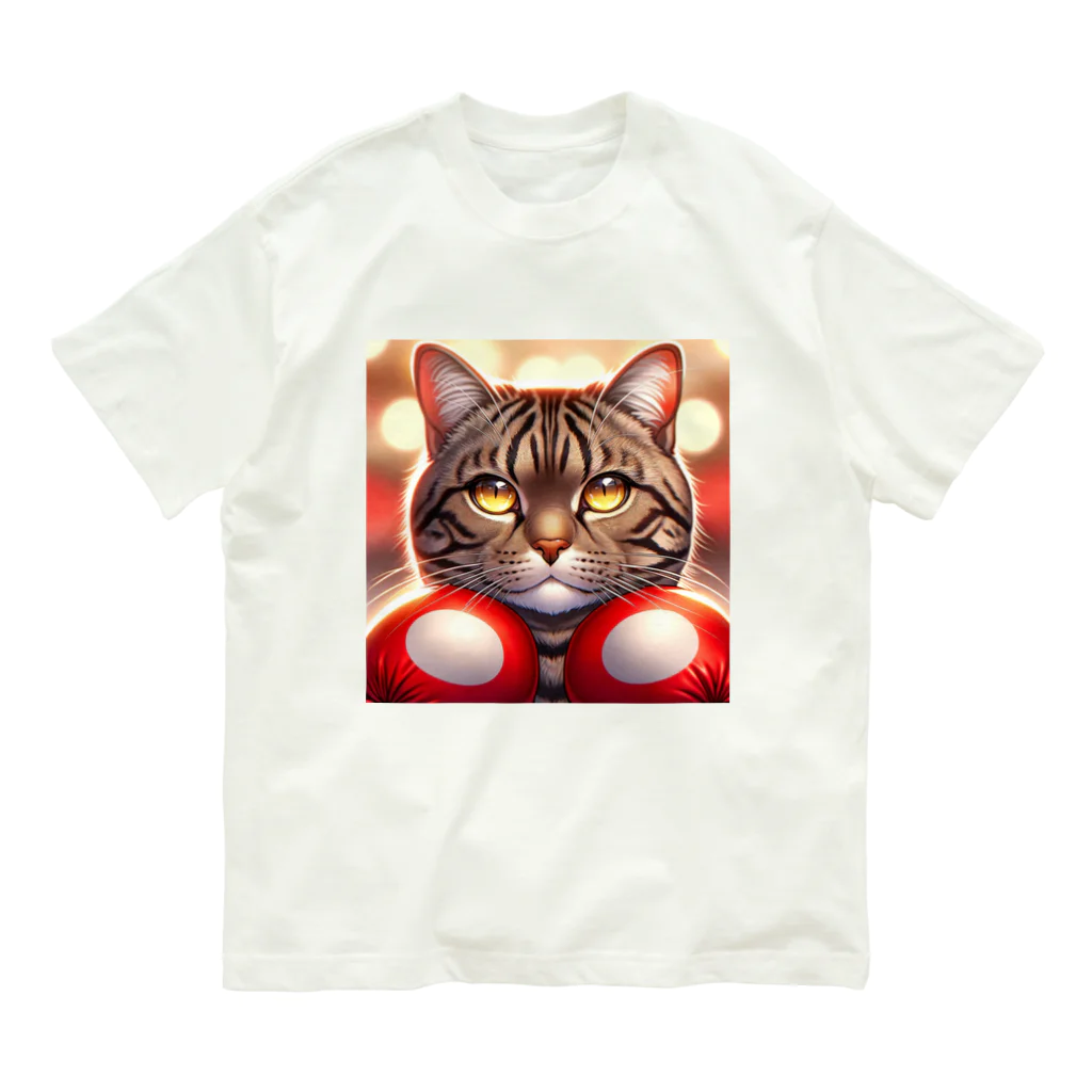 Super__Catのファイトキャット オーガニックコットンTシャツ