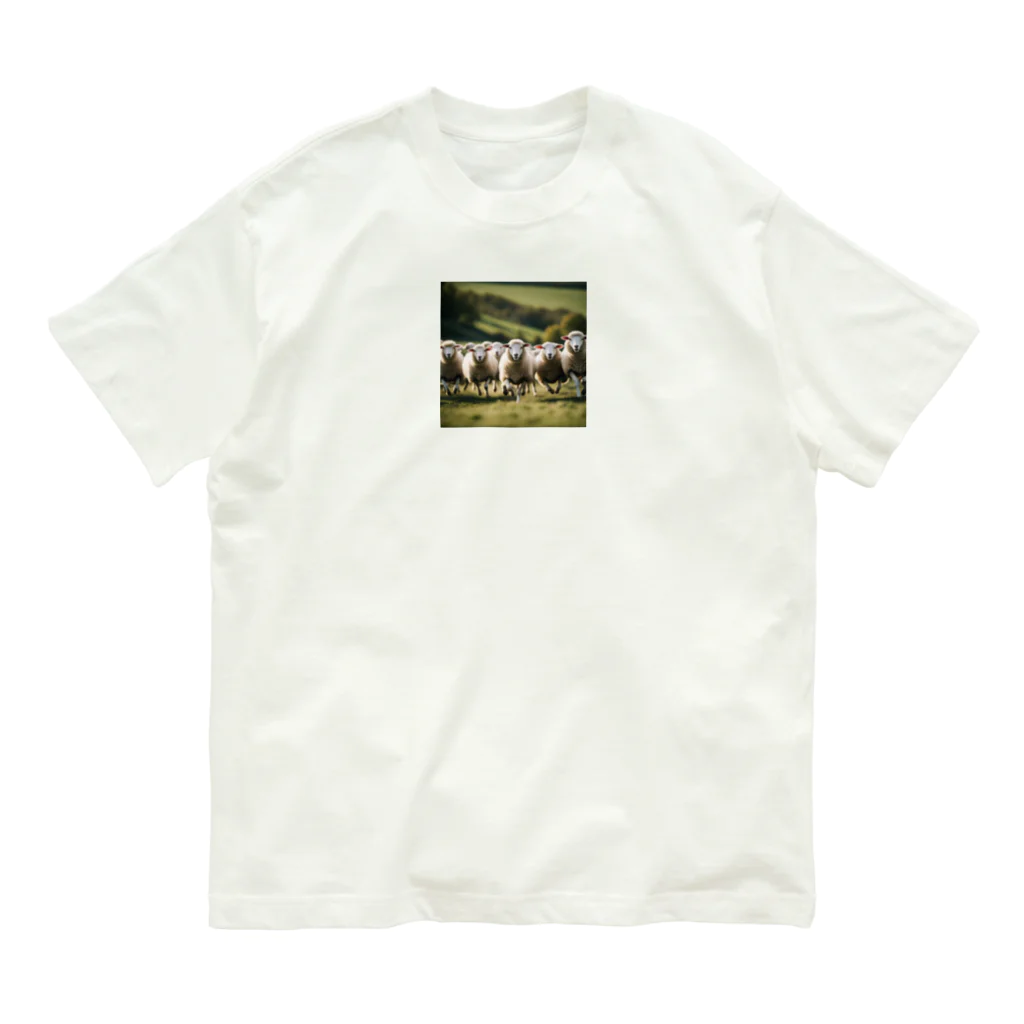 artworks358の羊の援軍 Organic Cotton T-Shirt