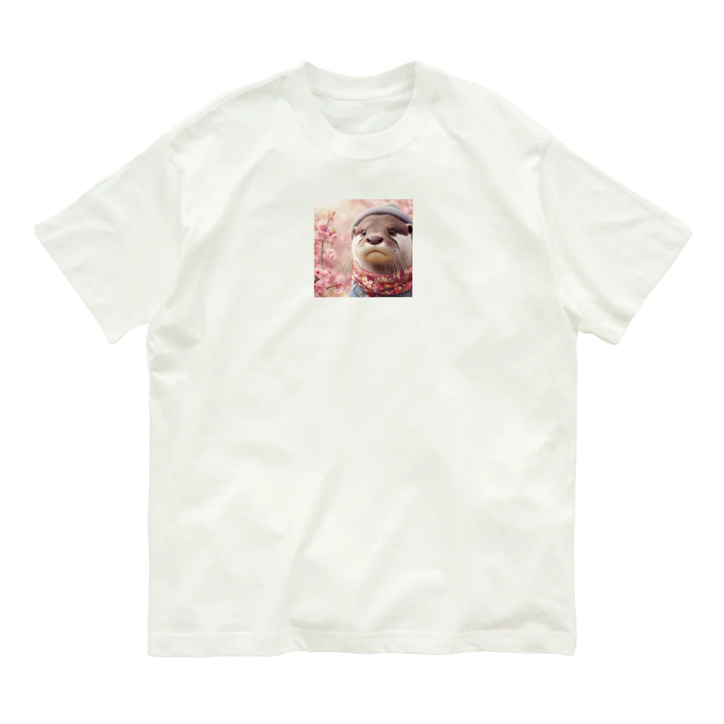 「動物ミリ屋」の桜奇麗やんいいやん Organic Cotton T-Shirt