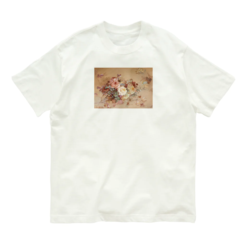 public2024のピンクと黄色のバラ Organic Cotton T-Shirt