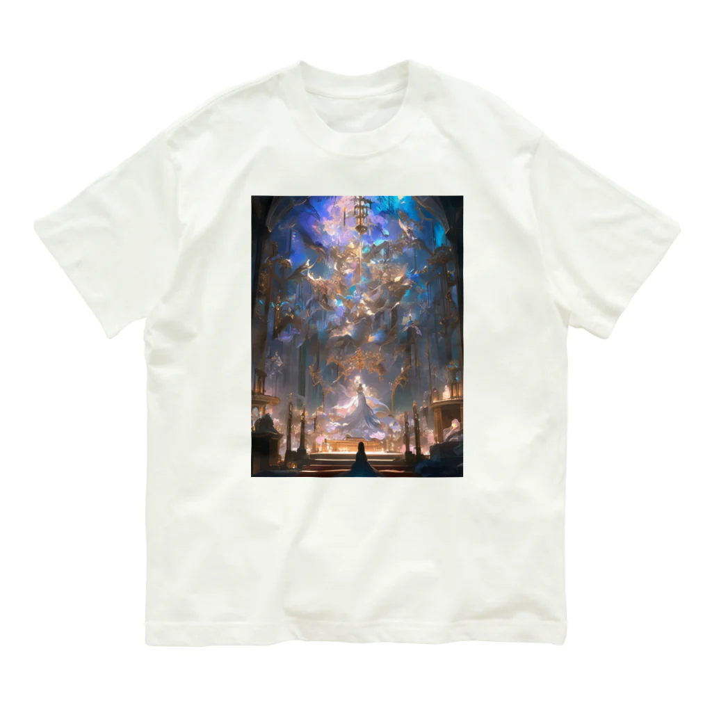AQUAMETAVERSEの幻想的な世界　なでしこ1478 オーガニックコットンTシャツ