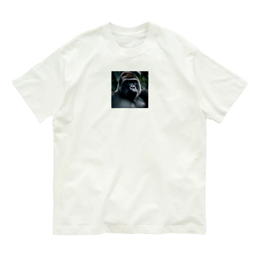 ふぶにゃんのイケメンゴリラ Organic Cotton T-Shirt