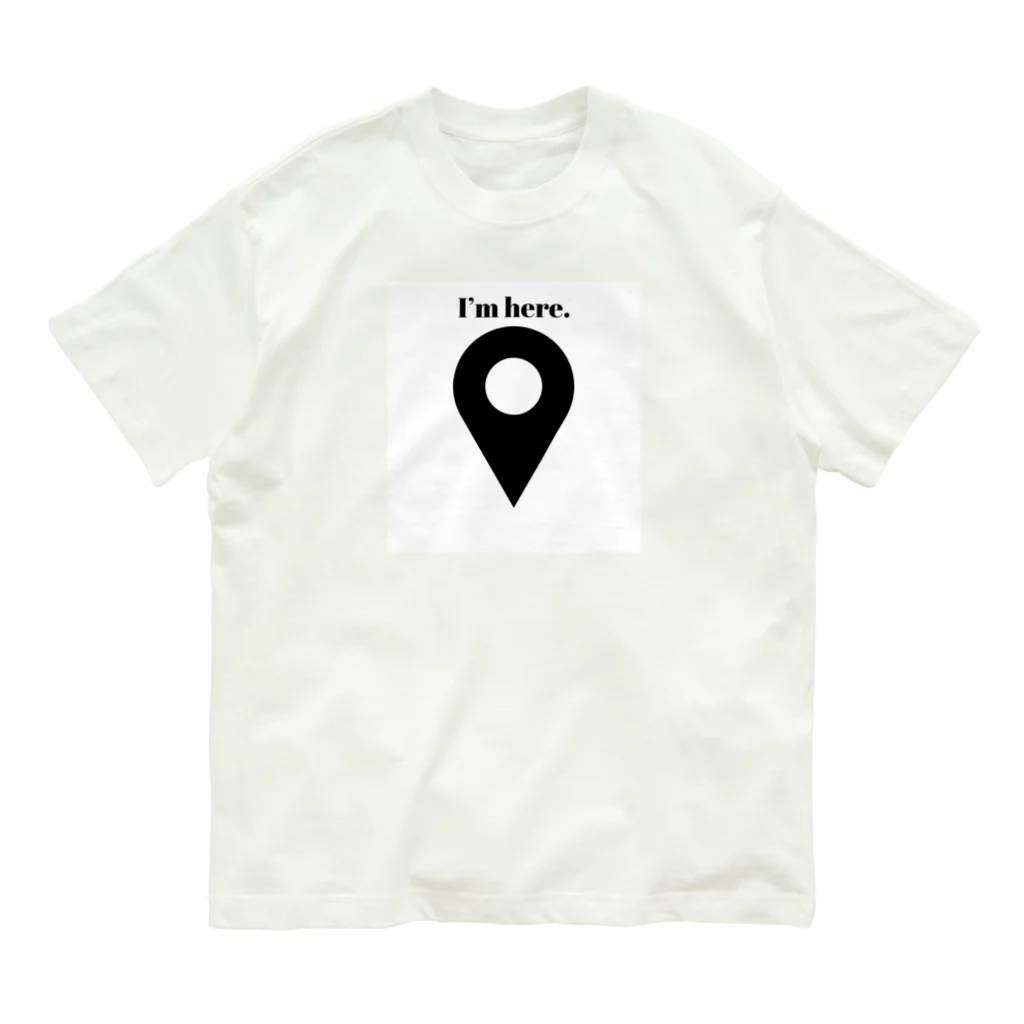 Sounds Focus&RelaxのI’ｍ here. オーガニックコットンTシャツ