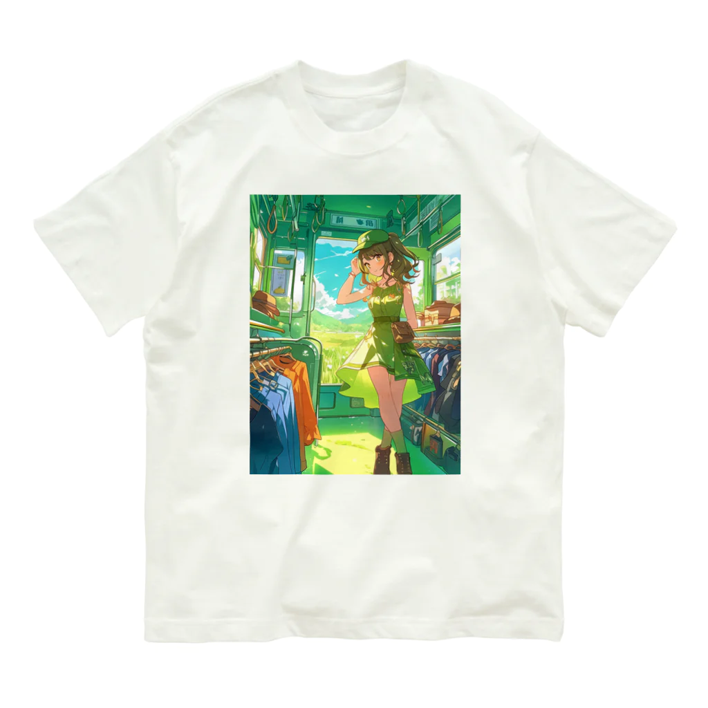 シロクマペンギンのトレインアパレルショップ Organic Cotton T-Shirt