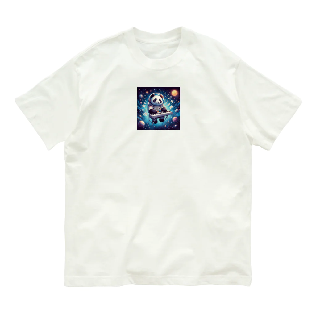 kochi-51の宇宙パンダ Organic Cotton T-Shirt