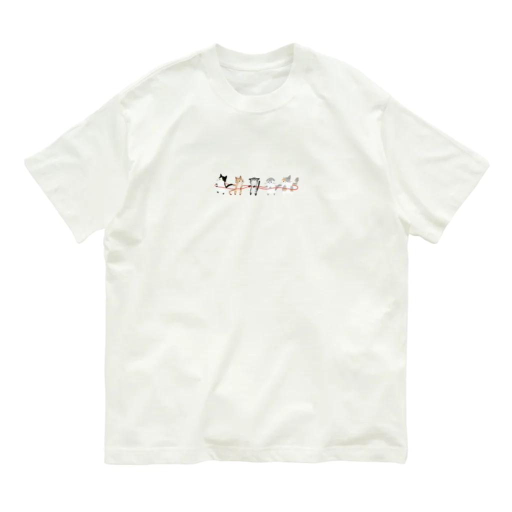 shimaneko_2の電車ごっこ オーガニックコットンTシャツ