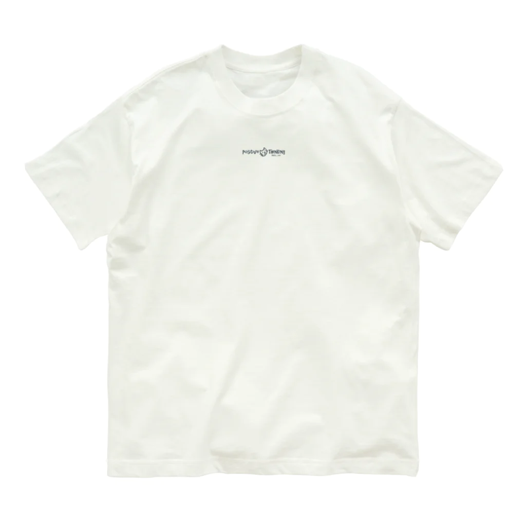 PT @ key-_-bouのポジティブねこkey-_-bou Organic Cotton T-Shirt