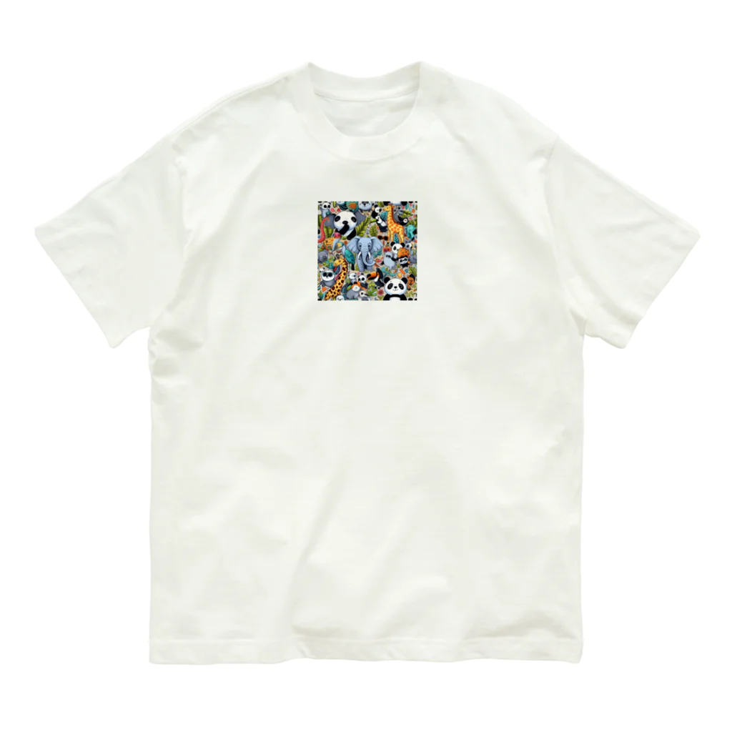 toto444の動物園 Organic Cotton T-Shirt