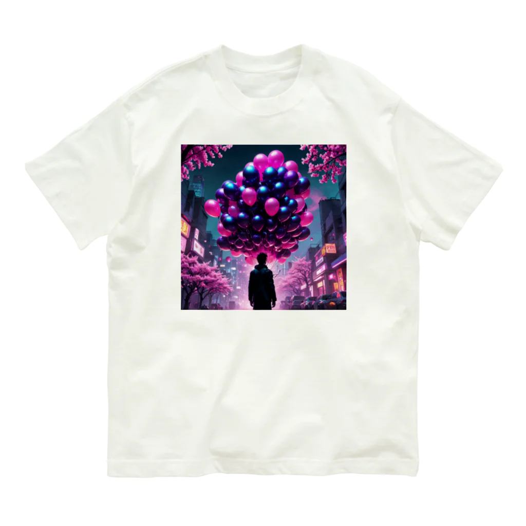 nkcamelliaのバルーン Organic Cotton T-Shirt