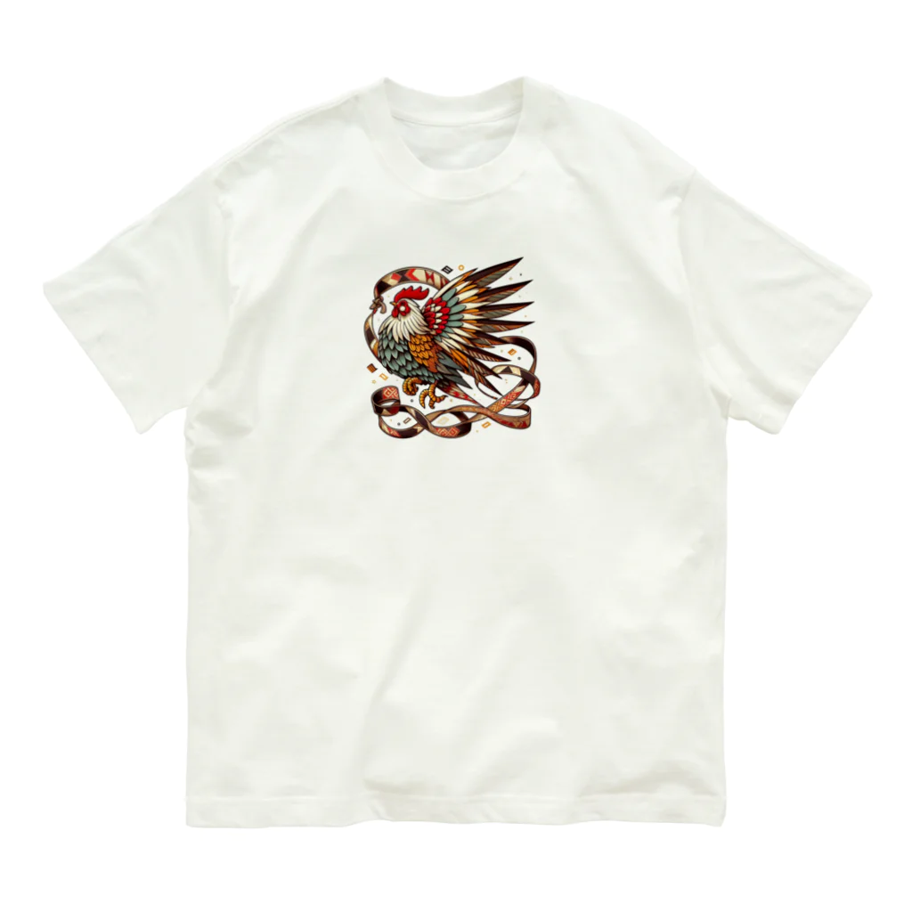 Sergeant-CluckのMiddle Army：中部方面部隊 Organic Cotton T-Shirt