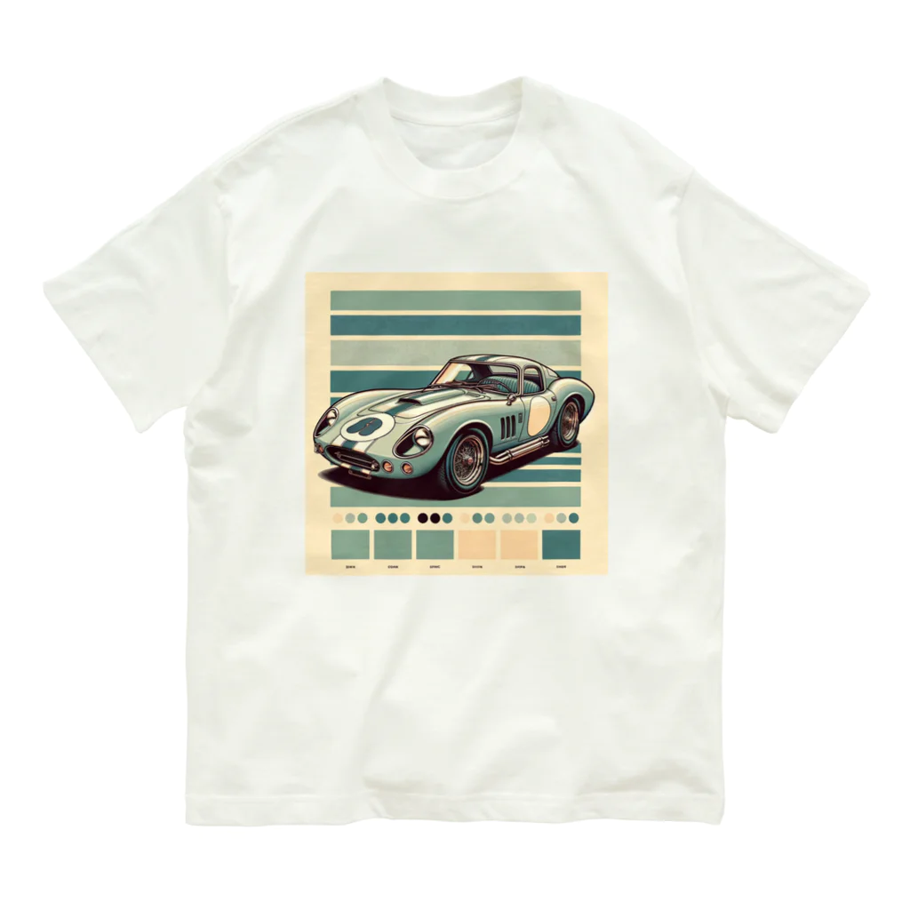 todatodatodaのレトロなスポーツカー Organic Cotton T-Shirt