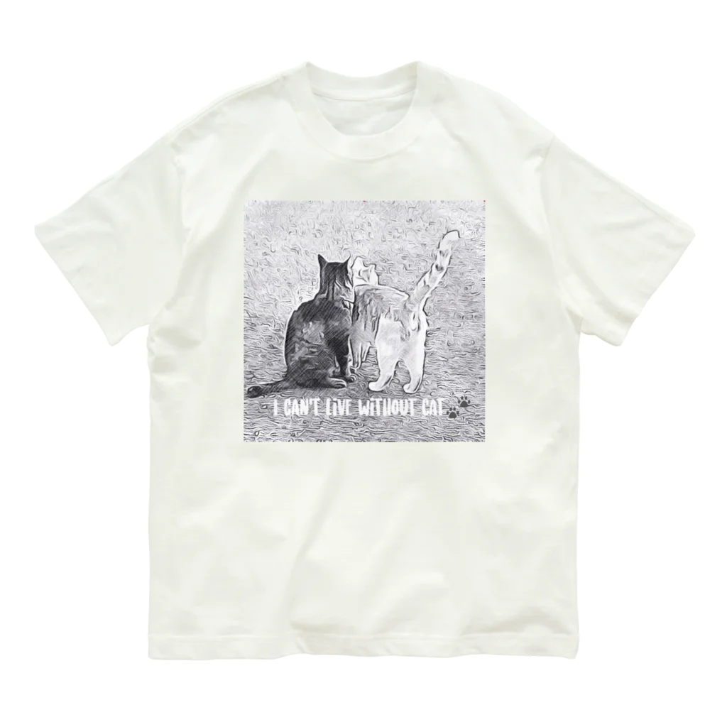 hrtapのねこの日 Organic Cotton T-Shirt