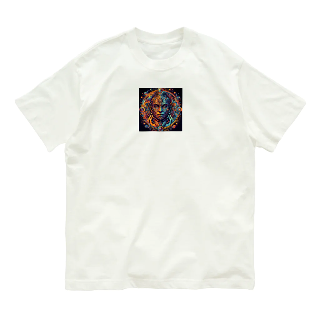 ChakraChicのChakraChic FACE オーガニックコットンTシャツ