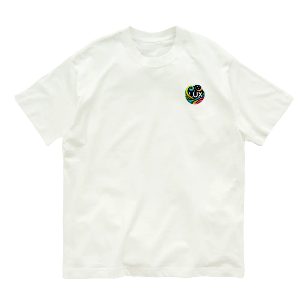 luxuryskydroneのluxace オーガニックコットンTシャツ