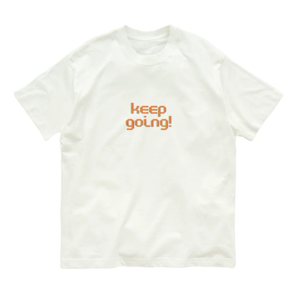 TILUのKeep going  オーガニックコットンTシャツ