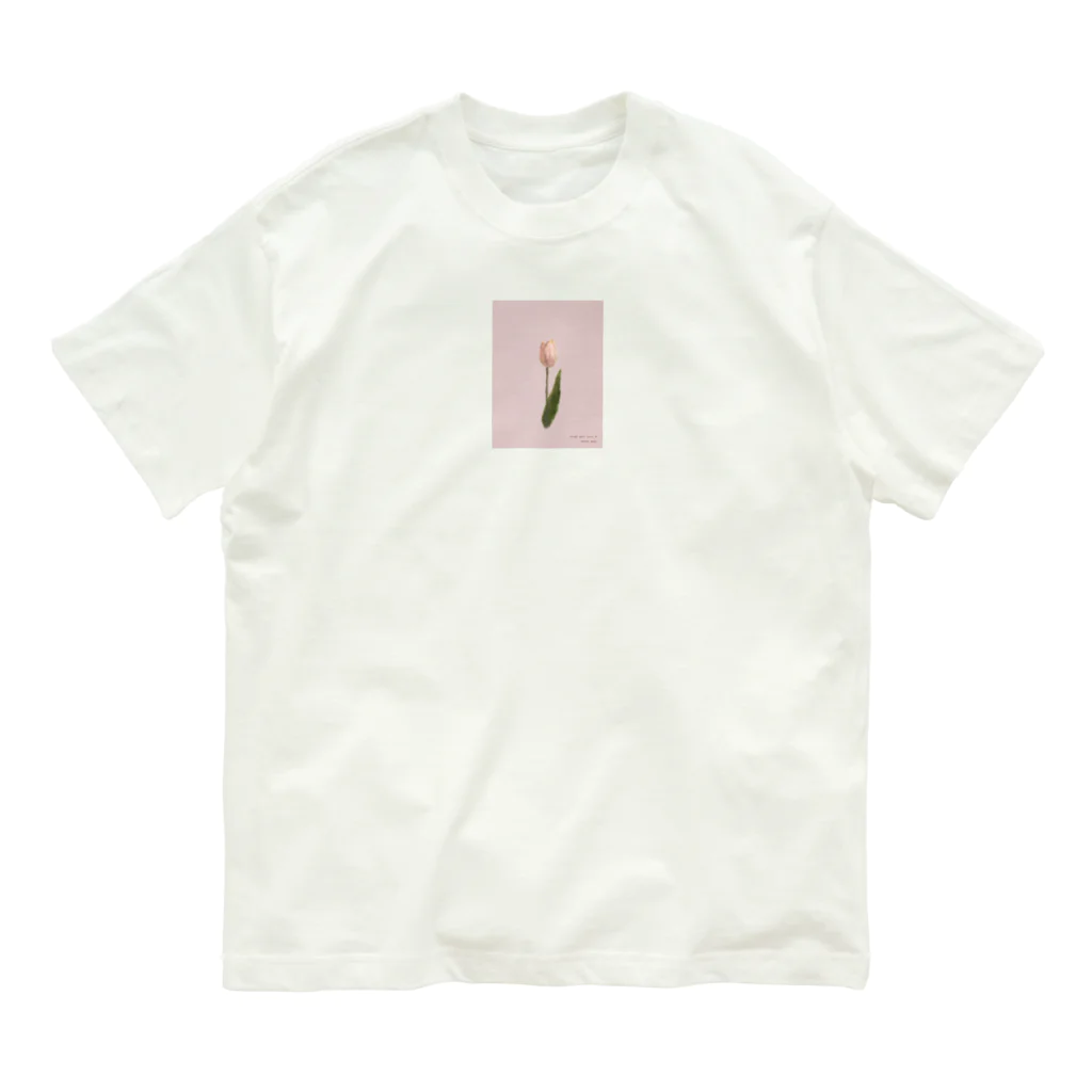 rilybiiの*Cherry Blossom ,Peach ,Tulip . オーガニックコットンTシャツ