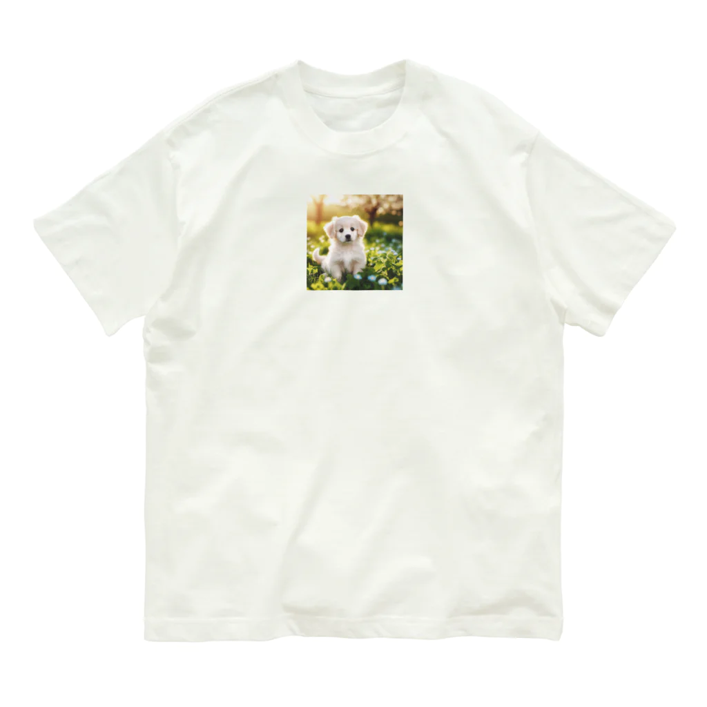 DOG SHOP🐕のふわふわワンちゃんグッズ オーガニックコットンTシャツ