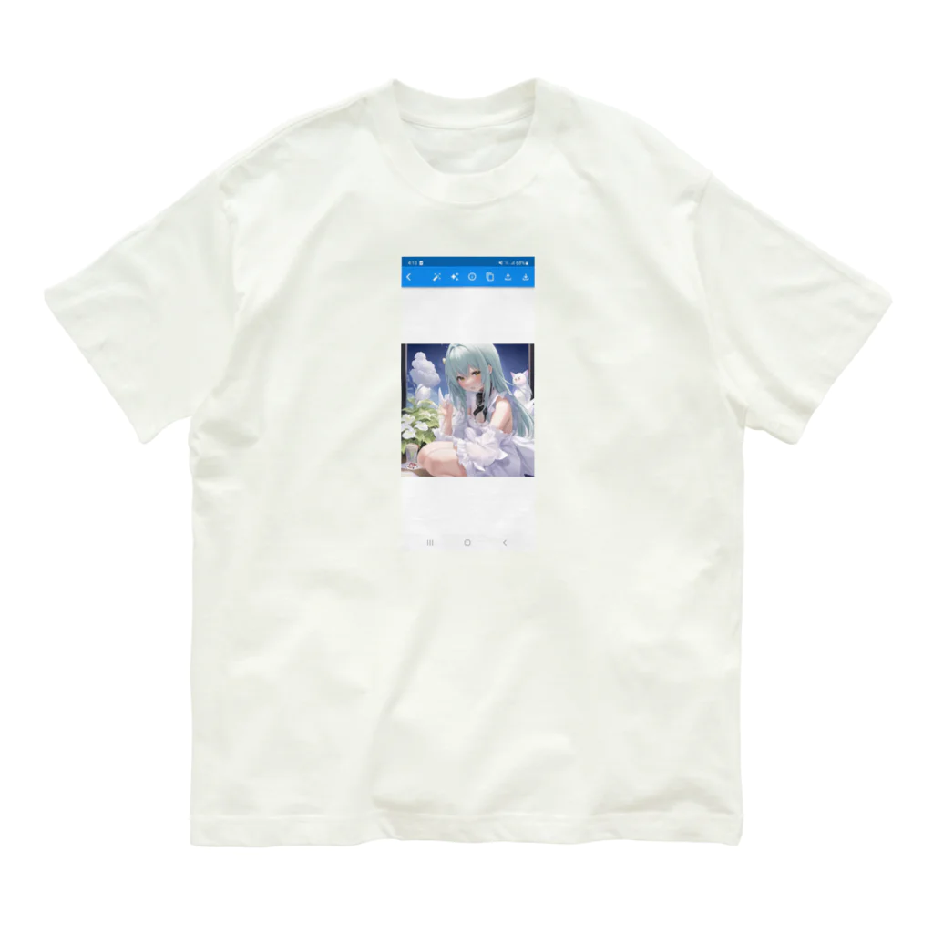 Happy Human の理想の彼女 オーガニックコットンTシャツ