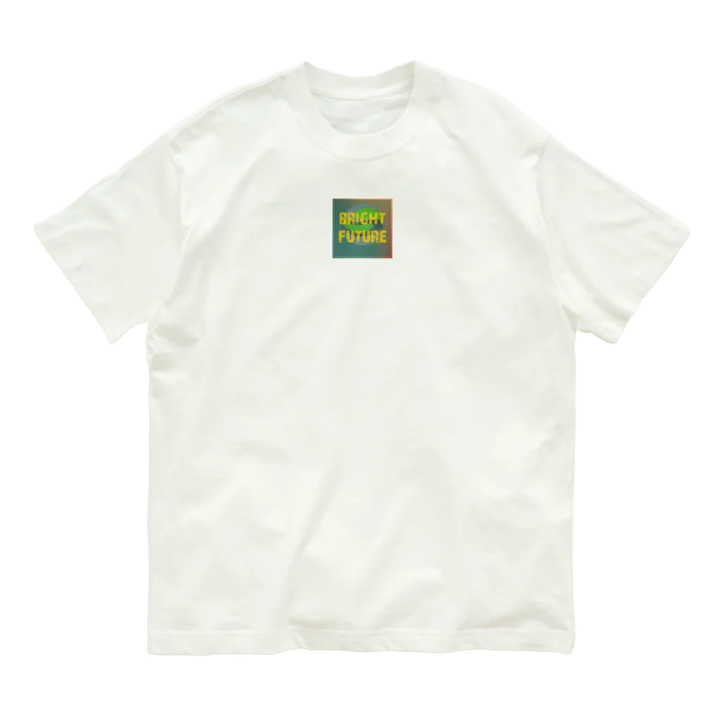 Happy Human の明るい未来 オーガニックコットンTシャツ