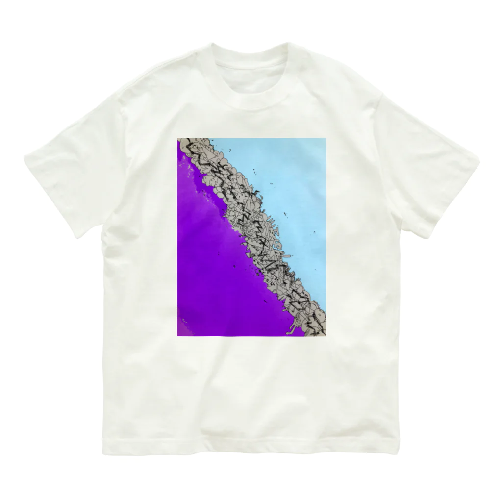 BEYOND_BEYONDの紫浄土 Organic Cotton T-Shirt